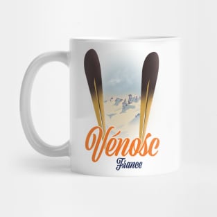 Venosc france Ski poster Mug